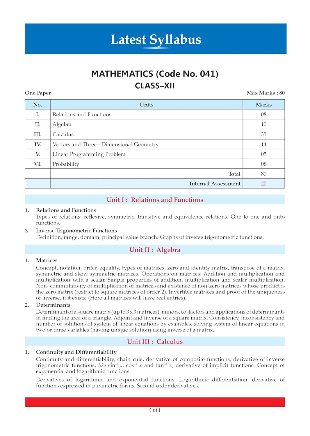Oswaal CBSE Class 12 Mathematics Question Bank | Chapter & Topic-wise Solved Papers (2017–2026) | Based on Latest Syllabus (April 2026) | Includes 2026 Papers | For 2027 Exam