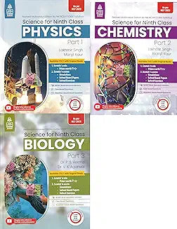 LAKHMIR SINGH SCIENCE FOR CLASS 9 (PHYSICS, CHEMISTRY, BIOLOGY)