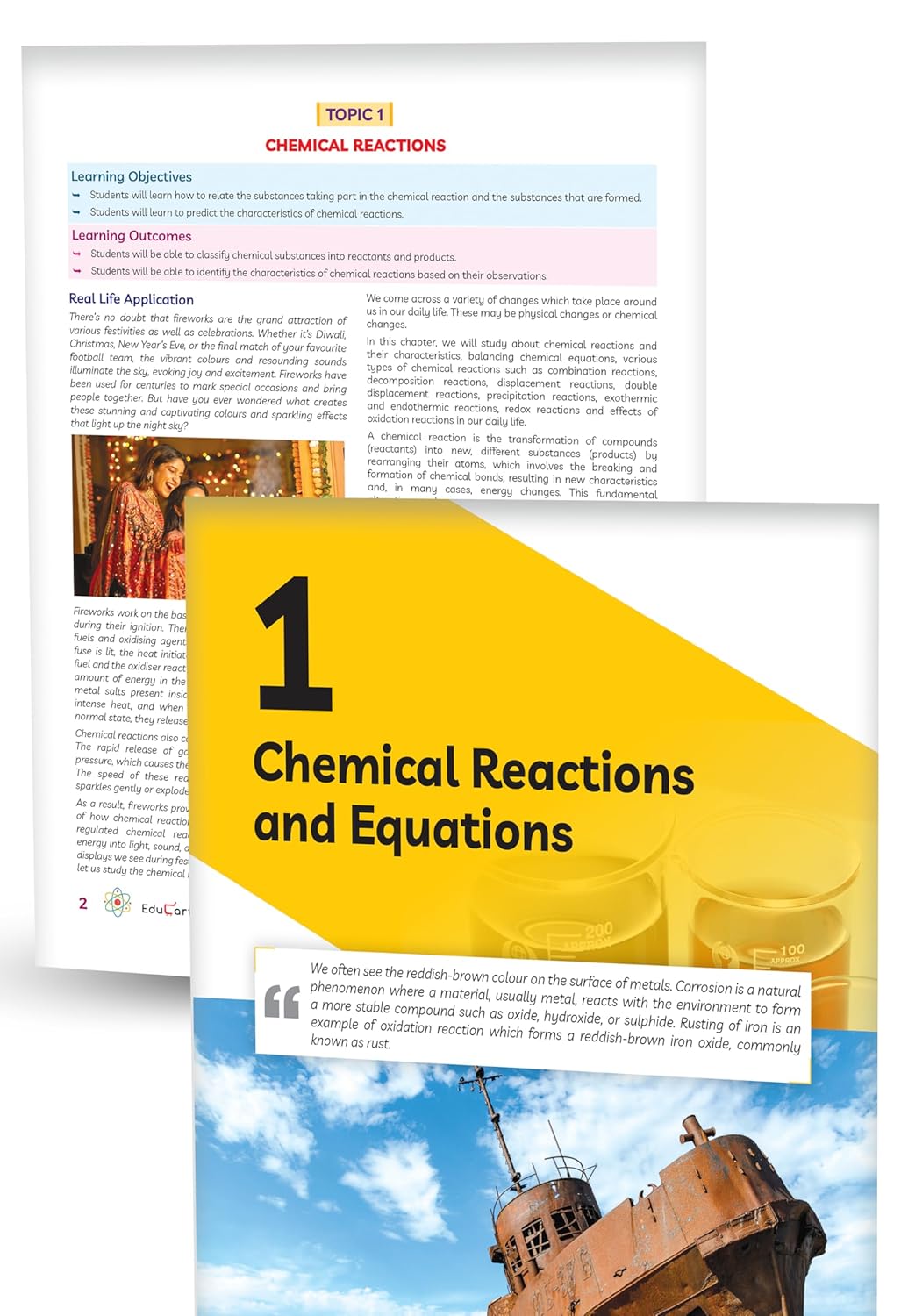 Educart CBSE Class 10 Science Question Bank 2026-27 | Chapterwise, Case-Based & Competency-Based Qs | Unit Test Worksheets, Notes & Visuals | NCERT Based CBSE 2027
