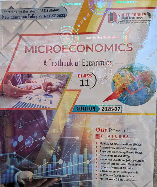 Microeconomics A Textbook of Economics for Class 11 by Subhash Dey for 2026-2027 Examinations