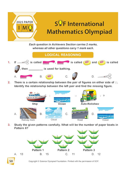 MTG International Mathematics Olympiad (IMO) Workbook Class 2 - Chapter-wise MCQs with Achievers Section - SOF Olympiad Books For 2026-27 Exam