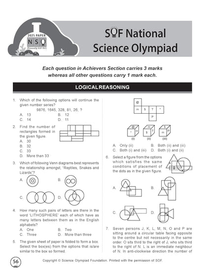 MTG International Science Olympiad (ISO) Workbook Class 10 - Chapter-wise MCQs, Quick Recap with Achievers Section - SOF Olympiad Books For 2026-27 Exam