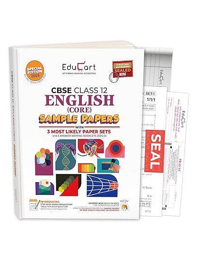 Educart CBSE English Core Class 12 Sample Papers 2024-25 (On Latest CBSE Sample Paper of 5th Sep 2024) 