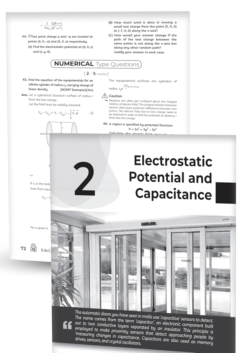 Educart CBSE Class 12 Physics Question Bank 2026–27 | 2027 Syllabus | Chapter-wise PYQs, MCQs, Case-Based Qs, Numericals & Notes | NCERT-Based