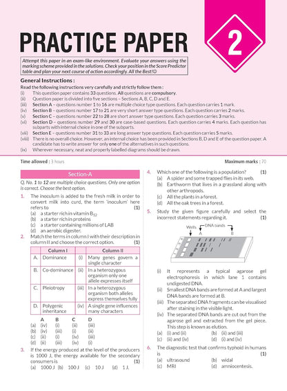 MTG CBSE Class 12 PYQs Book | 10 Years (2026-2017) Chapterwise Topicwise Solved Papers Class 12 Biology - CBSE Champion For 2027 Exam | Free Video ... | CBSE Sample Papers (As Per Latest Pattern)
