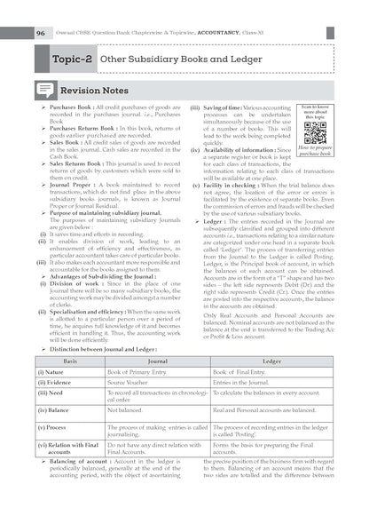 Oswaal CBSE Question Bank Class 11 Accountancy, Chapterwise and Topicwise Solved Papers For 2026 Exams