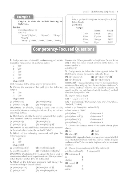 Oswaal CBSE Question Bank Chapterwise and Topicwise SOLVED PAPERS Class 12 Informatics Practices For Exam 2026