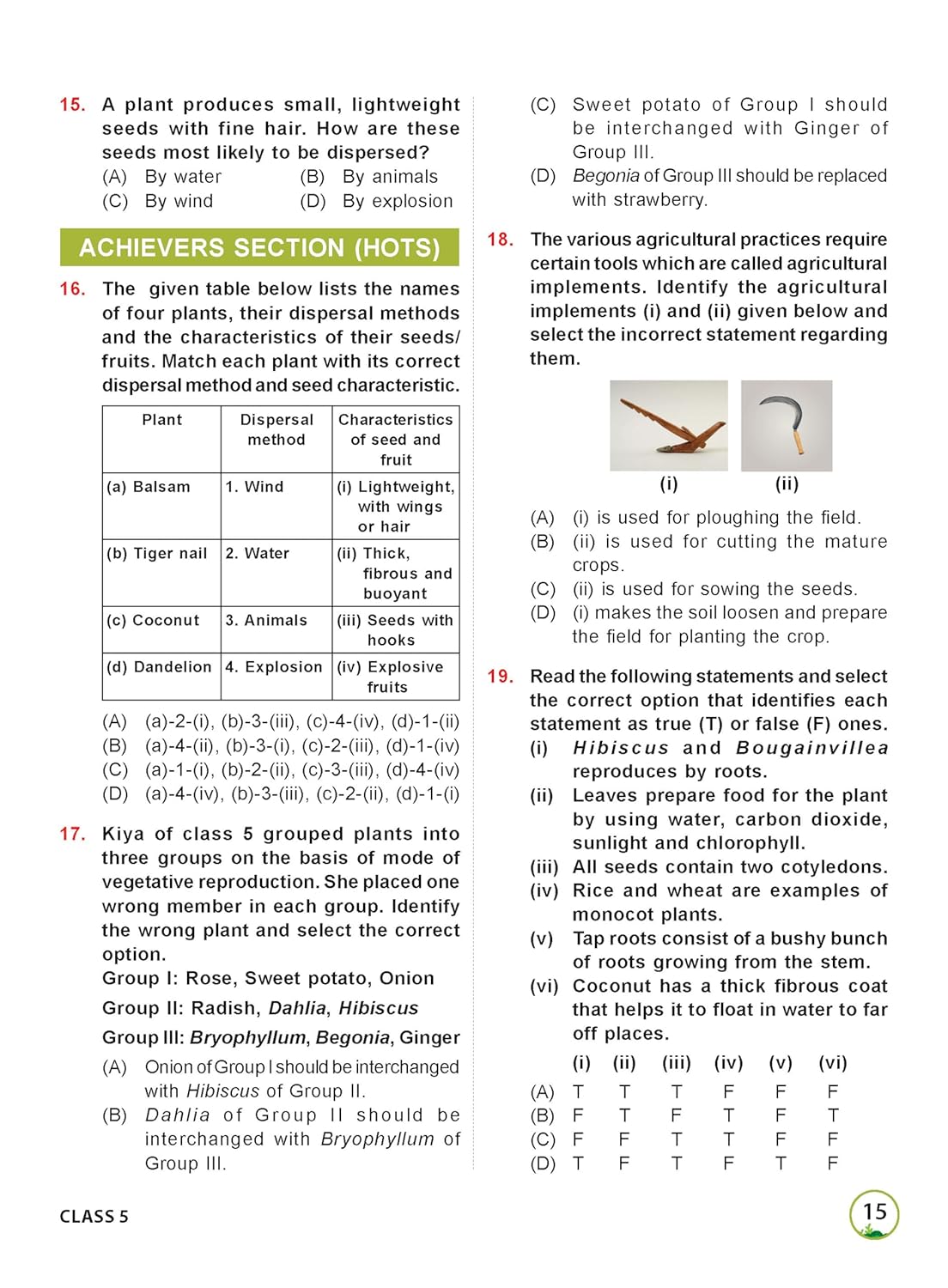 MTG International Science Olympiad (ISO) Workbook Class 5 - Chapter-wise MCQs, Quick Recap with Achievers Section - SOF Olympiad Books For 2026-27 Exam