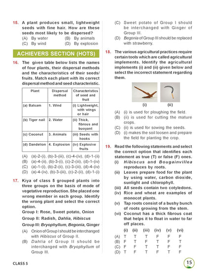 MTG International Science Olympiad (ISO) Workbook Class 5 - Chapter-wise MCQs, Quick Recap with Achievers Section - SOF Olympiad Books For 2026-27 Exam