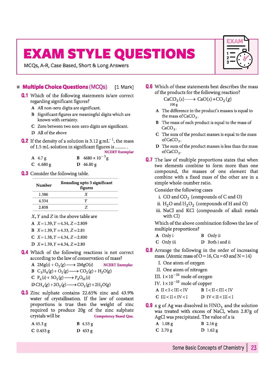 Arihant All in One Chemistry Class 11 for CBSE Exam 2026-27 | NCERT Based Complete Theory, Practice Exercises, CBQs, A-R, Sample Papers & Mind Maps | Revised Edition as per Latest Syllabus