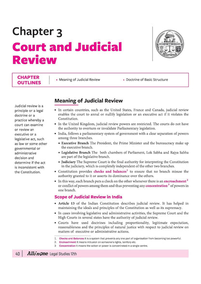 Arihant All in One Legal Studies Class 12 for CBSE Exams 2026-27 | Simplified Theory, CBSE Textbook & other Important Questions, All Types of Exam Pattern Questions, CBQs, MCQs, A-R, Case Based, Sample Question Papers, Mind Maps, Project Work