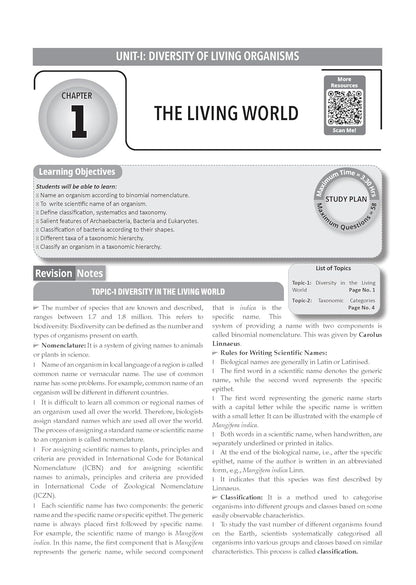 Oswaal CBSE Class 11 Biology Question Bank | Chapter & Topic-wise Solved Papers (2017–2026) | Based on Latest Syllabus (April 2026) | Includes 2026 Papers | For 2027 Exam