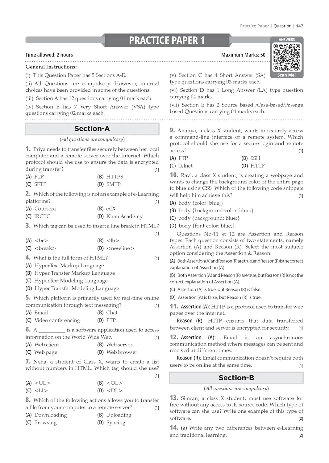 Oswaal CBSE Class 10 Computer Applications Question Bank | Chapter & Topic-wise Solved Papers (2017–2026) | Based on Latest Syllabus (April 2026) | Includes 2026 Papers | For 2027 Exam