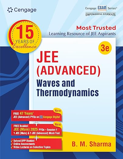 JEE Advanced Waves and Thermodynamics with Free Online Assessments and Digital Content (Concept videos and Solution videos) 2025 | CENGAGE | Cengage