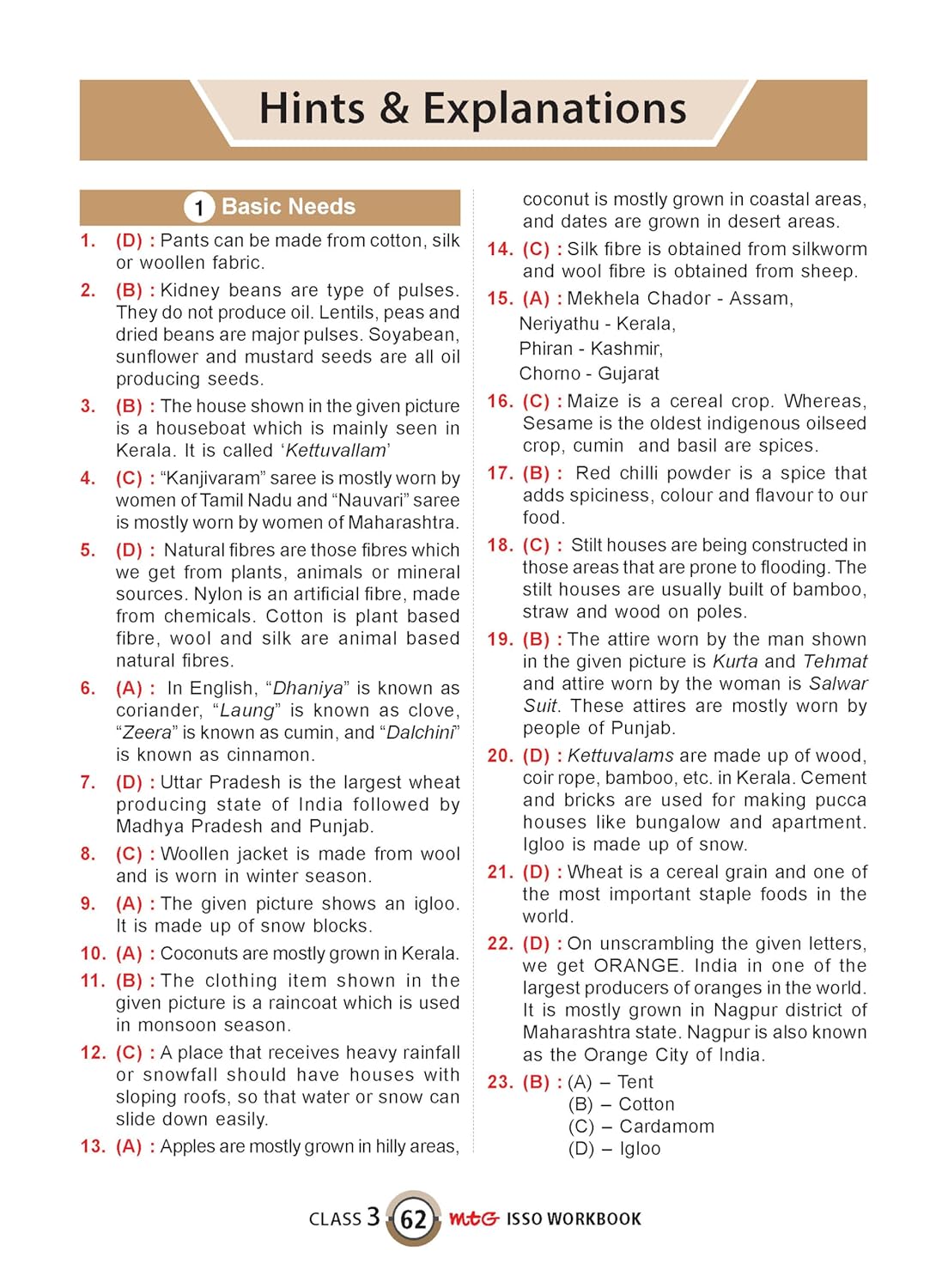 MTG International Social-Studies Olympiad (ISSO) Workbook Class 3 - Chapter-wise MCQs with Achievers Section - SOF Olympiad Books For 2026-27 Exam