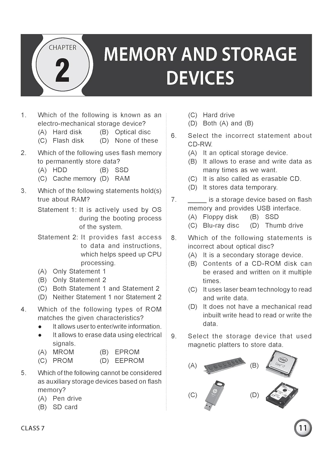 MTG International Computer Science Olympiad (ICSO) Workbook Class 7 - Chapter-wise MCQs, Quick Recap with Achievers Section - SOF Olympiad Books For 2026-27 Exam