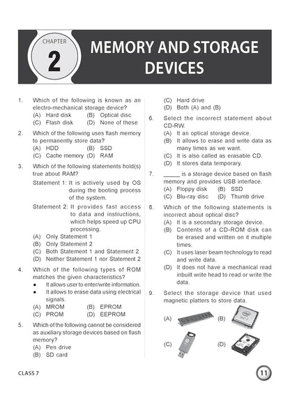 MTG International Computer Science Olympiad (ICSO) Workbook Class 7 - Chapter-wise MCQs, Quick Recap with Achievers Section - SOF Olympiad Books For 2026-27 Exam