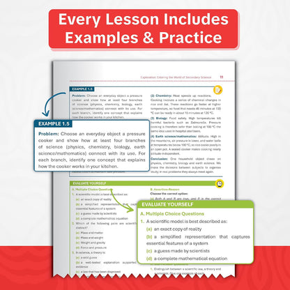 Oswaal Textbook of Science | Standard Level | Class 9 | Based on Latest NCERT Textbook Exploration | Aligned with NEP 2020 & NCF-SE 2023 | With Oswaal AI