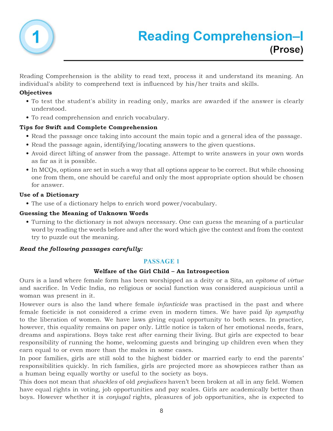 Full Marks English Complete Study Material Class 8 | Based on New NCERT Textbook POORVI and CBSE Syllabus | Includes Chapterwise Summary, Solved Q/A, Practice Papers and More