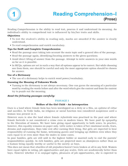 Full Marks English Complete Study Material Class 8 | Based on New NCERT Textbook POORVI and CBSE Syllabus | Includes Chapterwise Summary, Solved Q/A, Practice Papers and More