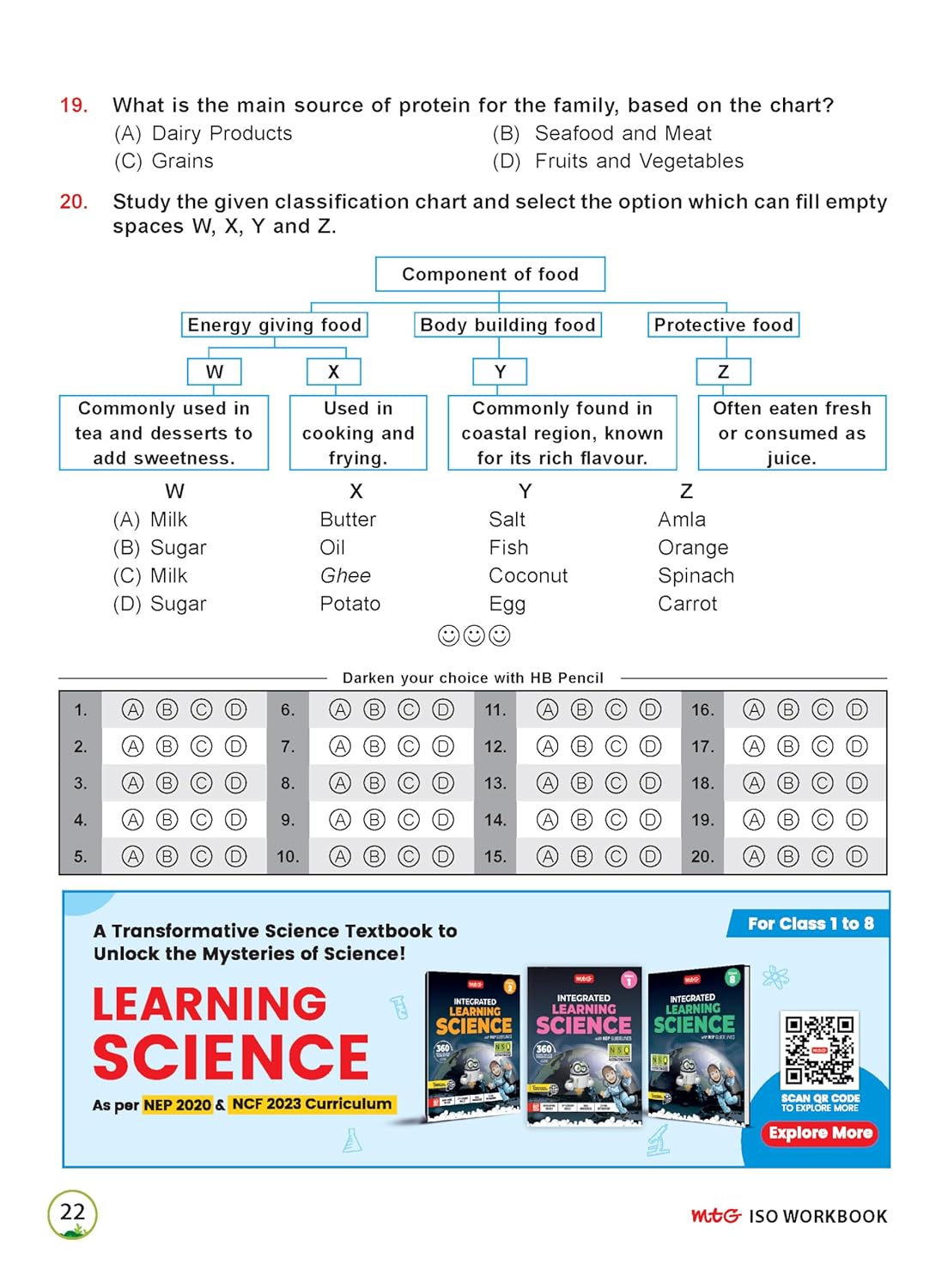 MTG International Science Olympiad (ISO) Workbook Class 3 - Chapter-wise MCQs, Quick Recap with Achievers Section - SOF Olympiad Books For 2026-27 Exam