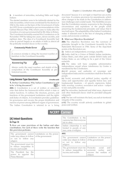 Oswaal CBSE Class 11 Political Science Question Bank | Chapter & Topic-wise Solved Papers (2017–2026) | Based on Latest Syllabus (April 2026) | Includes 2026 Papers | For 2027 Exam
