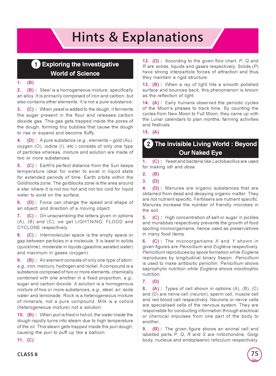 MTG International Science Olympiad (ISO) Workbook Class 8 - Chapter-wise MCQs, Quick Recap with Achievers Section - SOF Olympiad Books For 2026-27 Exam