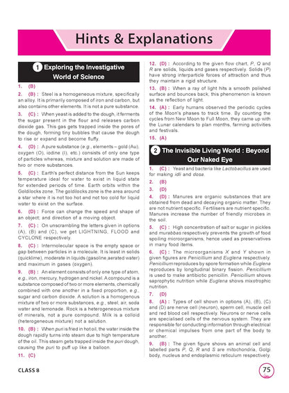 MTG International Science Olympiad (ISO) Workbook Class 8 - Chapter-wise MCQs, Quick Recap with Achievers Section - SOF Olympiad Books For 2026-27 Exam