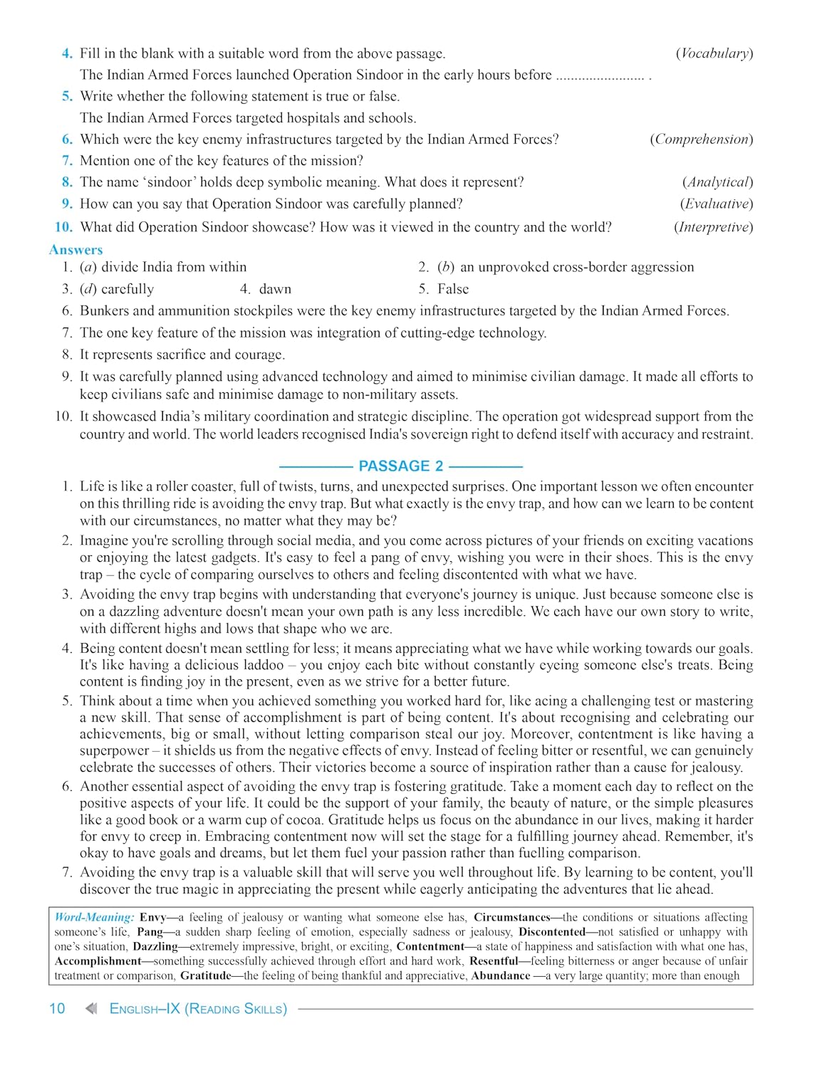 Full Marks English Complete Study Material for Class 9 | Based on New NCERT Textbook KAVERI | Includes Chapterwise Summary, Self-Assessment & Practice Papers | For Level R2