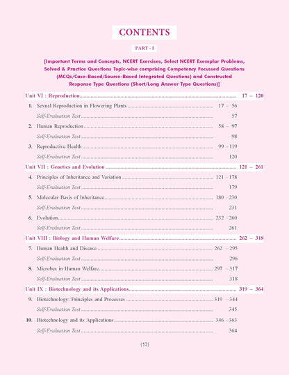 Together with CBSE Question Bank Class 12 Biology for 2025-26 Exam (Chapterwise & Topicwise)