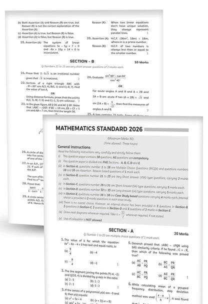 Educart Granth (10 subjects in 1) Educart Granth CBSE Class 10 Previous 10 Year Solved Papers 2027 - with PYQ Charts (Hindi A, Hindi B, English, Computer Apps, IT, ... Maths Basic, Social Science & Science)