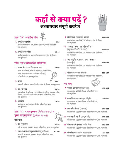 Arihant All in One Hindi-A Class 10 for CBSE Exam 2026-27 | NCERT Based Complete Theory, Practice Exercises, CBQs, A-R, Sample Papers & Mind Maps | Revised Edition as per Latest Syllabus
