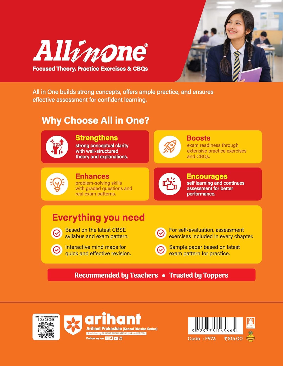Arihant All in One Geography Class 11 for CBSE Exam 2026-27 | NCERT Based Complete Theory, Practice Exercises, CBQs, A-R, Sample Papers & Mind Maps | Revised Edition as per Latest Syllabus