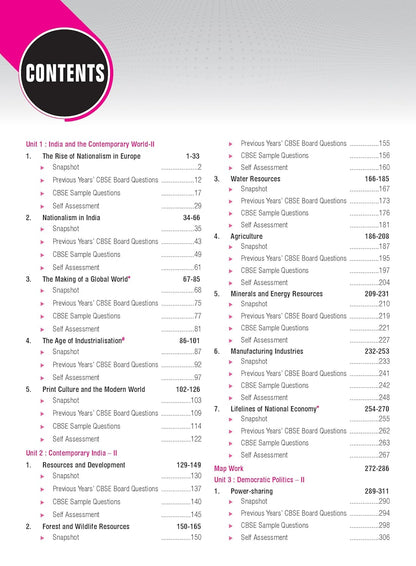 MTG CBSE Class 10 PYQs Book | 10 Years (2026-2017) Chapterwise Topicwise Solved Papers Social-Science - CBSE Champion For 2027 Exam | CBSE Sample Paper (As Per Latest Pattern)