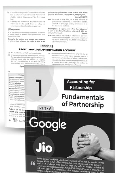 Educart CBSE Class 12 Accountancy Question Bank 2026–27 | 2027 Syllabus | Chapter-wise PYQs, MCQs, Case-Based Qs & Notes | NCERT-Based