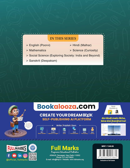 Full Marks Poorvi Complete Study Material for Class 6: Based on New NCERT Textbook Poorvi | Summary | Solved NCERT Textual Questions | Question Bank | Support Book