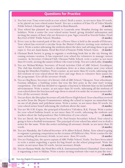 Xam idea English (Communicative) Class 9 Book | CBSE Board | Chapterwise Question Bank | Based on Revised CBSE Syllabus | NCERT Questions Included | 2025-26 Exam
