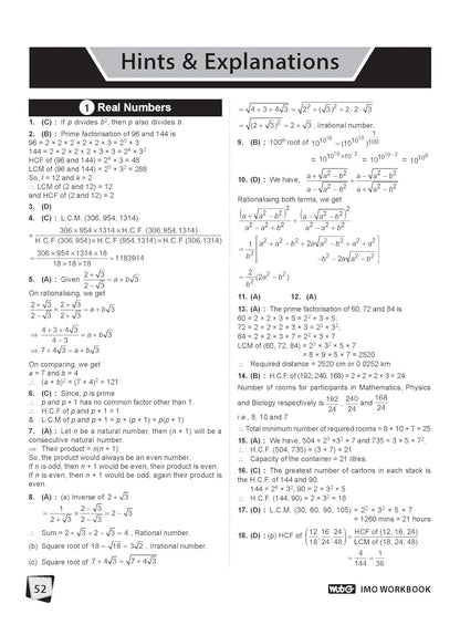 MTG International Mathematics Olympiad (IMO) Workbook Class 10 - Chapter-wise MCQs with Achievers Section - SOF Olympiad Books For 2026-27 Exam