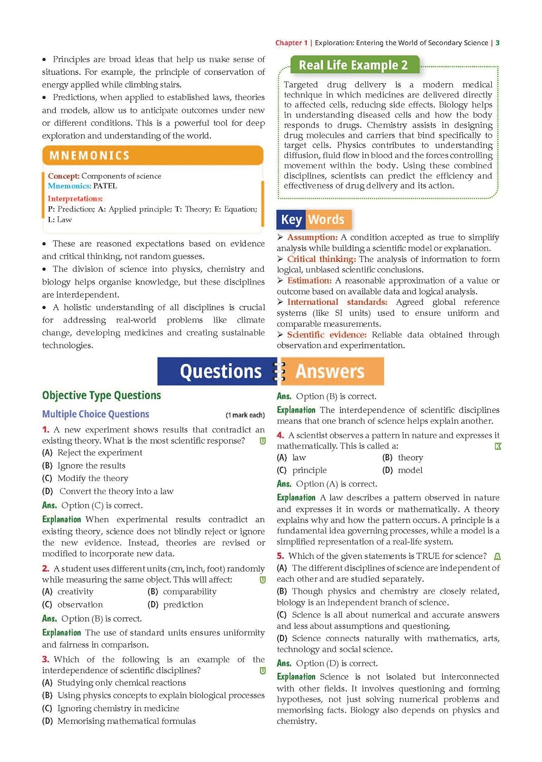 Oswaal CBSE Science Question Bank Chapter-wise & Topic-wise Class 9 | Based on new NCERT Textbook Exploration|Includes Summary, Competency-Based Question, Self-Assessment & Practice Papers