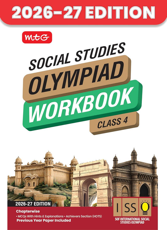 MTG International Social-Studies Olympiad (ISSO) Workbook Class 4 - Chapter-wise MCQs with Achievers Section - SOF Olympiad Books For 2026-27 Exam