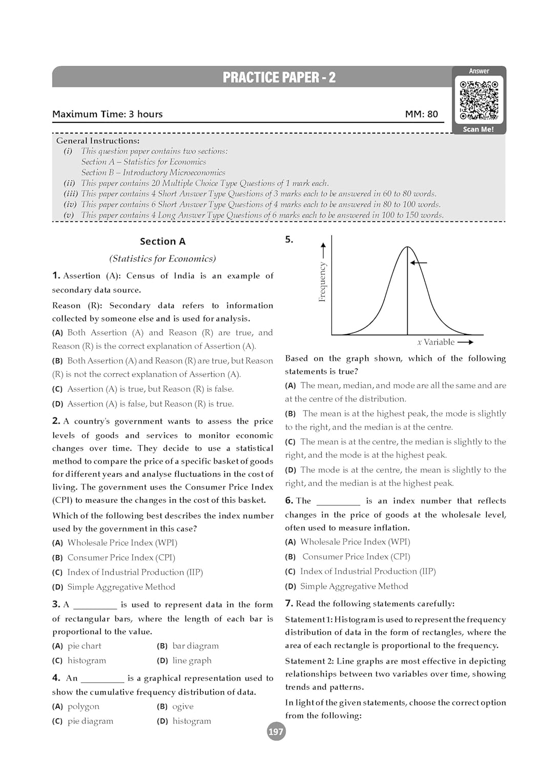 Oswaal CBSE Question Bank Class 11 Economics, Chapterwise and Topicwise Solved Papers For 2026 Exams