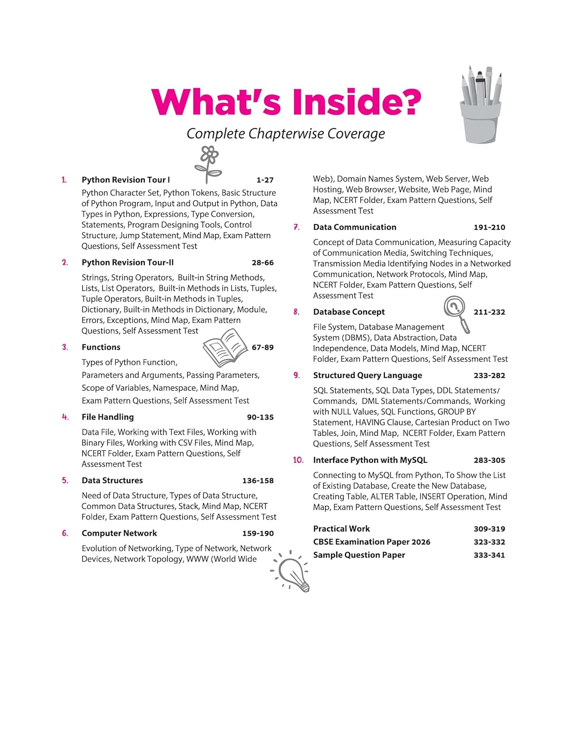 Arihant All in One Computer Science Class 12 for CBSE Exam 2026-27 | NCERT Based Complete Theory, Practice Exercises, CBQs, A-R, Sample Papers & Mind Maps | Revised Edition as per Latest Syllabus