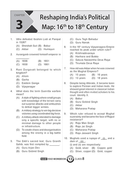 MTG International Social-Studies Olympiad (ISSO) Workbook Class 8 - Chapter-wise MCQs with Achievers Section - SOF Olympiad Books For 2026-27 Exam