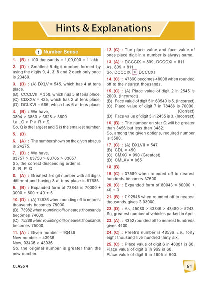 MTG International Mathematics Olympiad (IMO) Workbook Class 4 - Chapter-wise MCQs with Achievers Section - SOF Olympiad Books For 2026-27 Exam