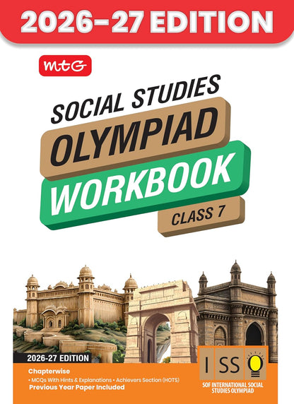 MTG International Social-Studies Olympiad (ISSO) Workbook Class 7 - Chapter-wise MCQs with Achievers Section - SOF Olympiad Books For 2026-27 Exam