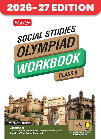 MTG International Social-Studies Olympiad (ISSO) Workbook Class 9 - Chapter-wise MCQs with Achievers Section - SOF Olympiad Books For 2026-27 Exam