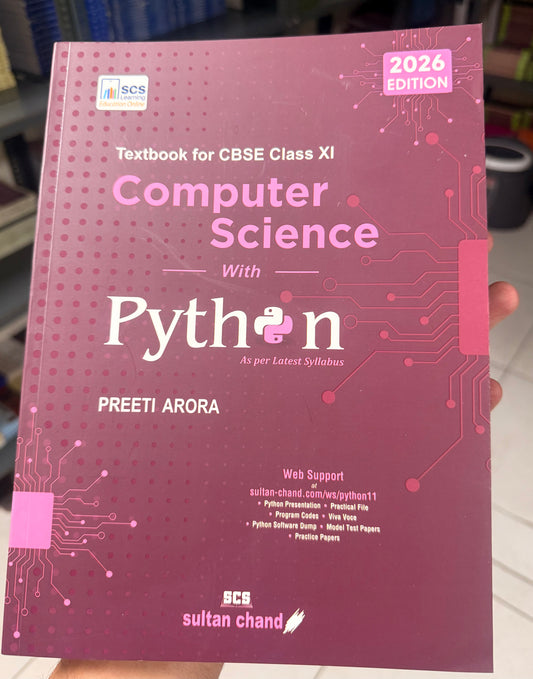 Computer Science with Python: Textbook for CBSE Class 11 (2026-27 Examination) | Preeti Arora