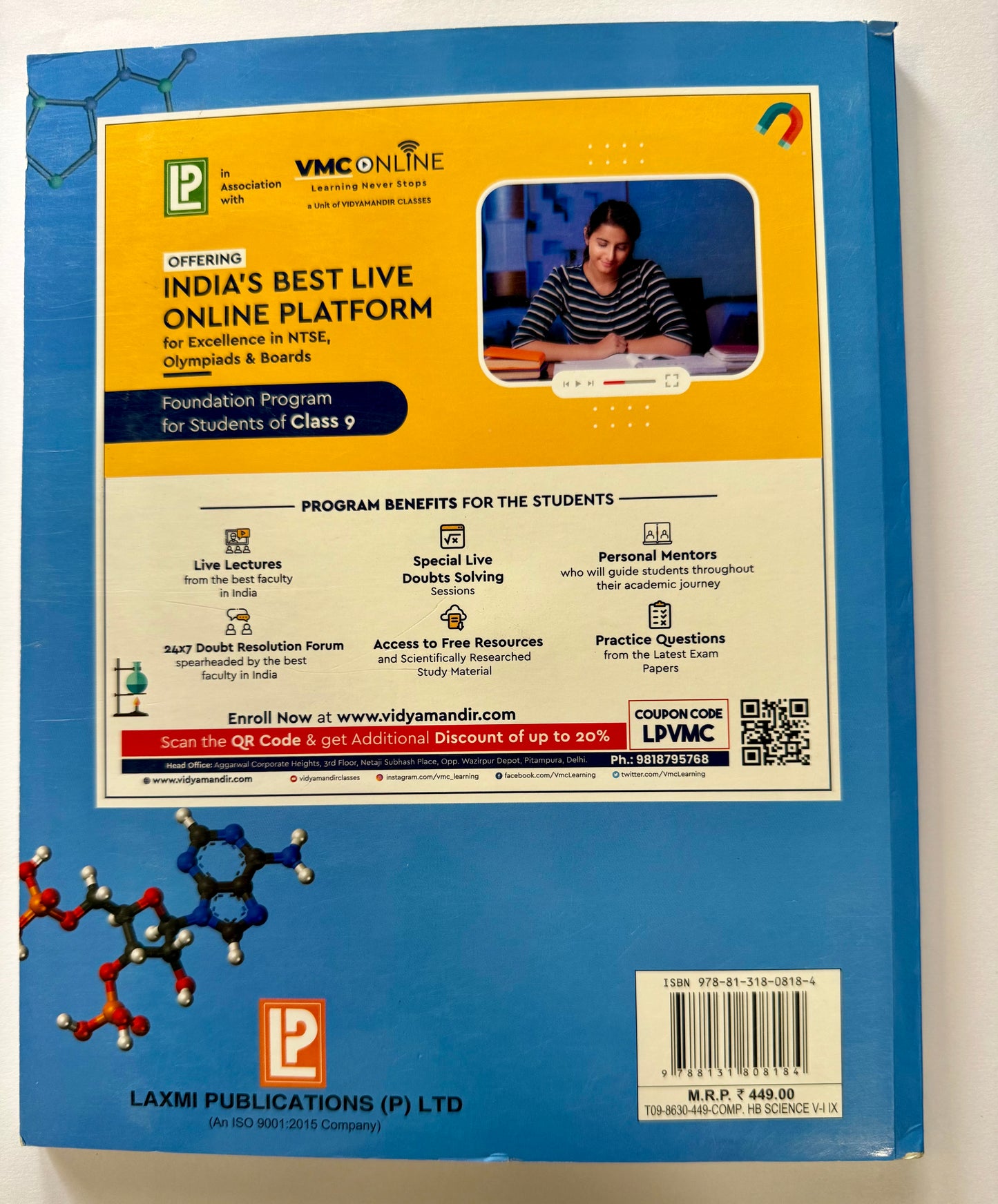 Comprehensive Science Activities – Class 9 | CBSE 2025–26 | Hardcover Lab Manual (Book)