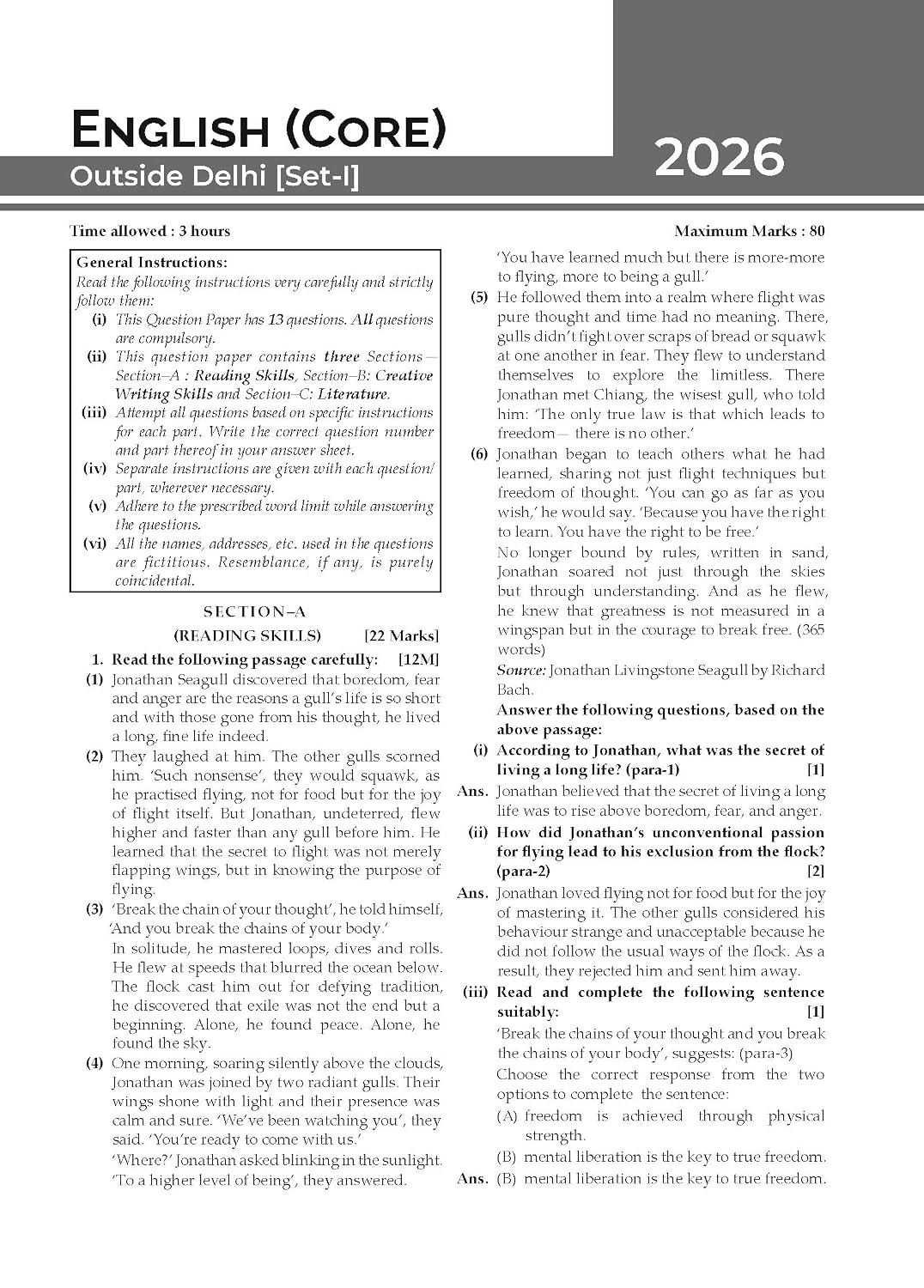 Gurukul by Oswaal CBSE Class 12 Commerce Stream 10 Years Solved Papers for 2027 Exam | Yearwise Board Papers 2017–2026 | Math, Accounts, Economics, Business Studies, English | All Sets Delhi & Outside