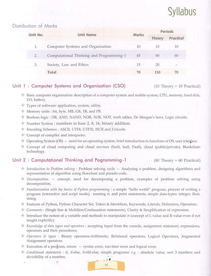 Computer Science with Python Textbook & Practical Book for Class 11 - by Sumita Arora (2026-27 Examination)